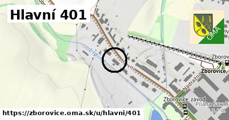 Hlavní 401, Zborovice