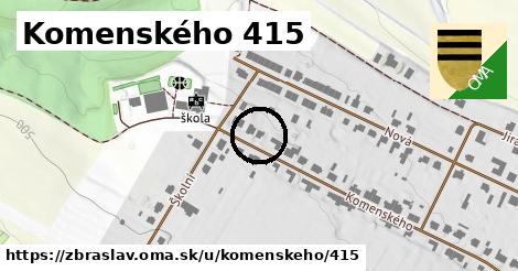 Komenského 415, Zbraslav
