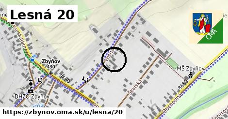 Lesná 20, Zbyňov