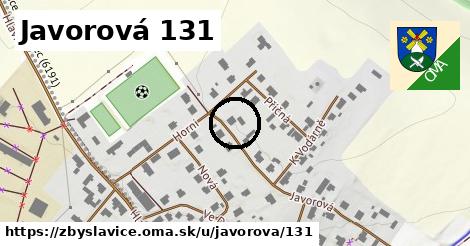 Javorová 131, Zbyslavice