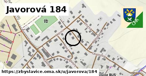 Javorová 184, Zbyslavice