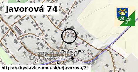 Javorová 74, Zbyslavice