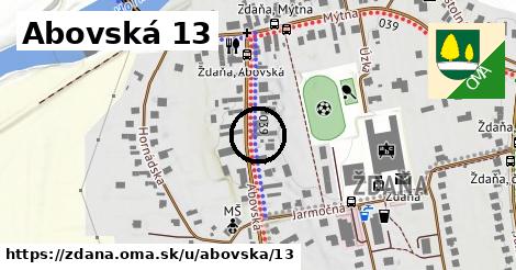 Abovská 13, Ždaňa