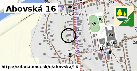 Abovská 16, Ždaňa