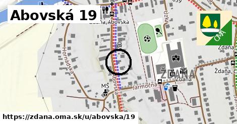 Abovská 19, Ždaňa