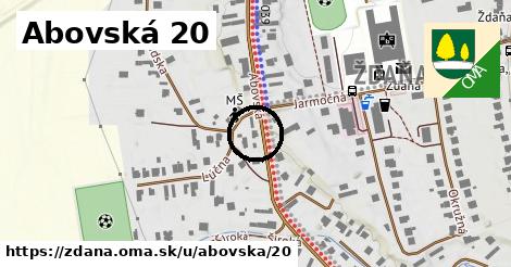 Abovská 20, Ždaňa