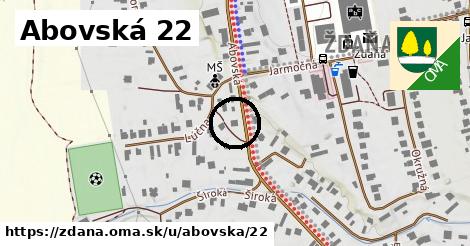 Abovská 22, Ždaňa