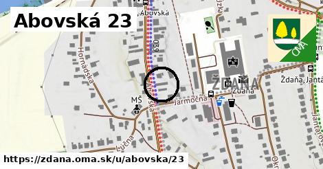 Abovská 23, Ždaňa