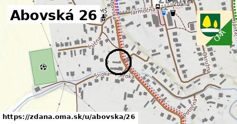 Abovská 26, Ždaňa