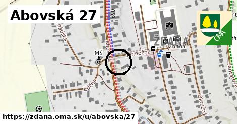 Abovská 27, Ždaňa