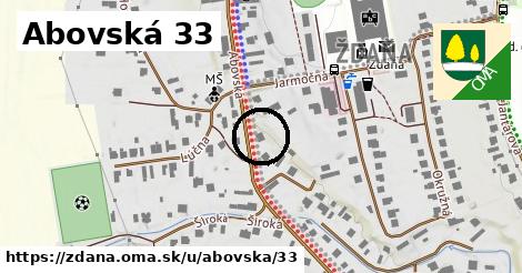 Abovská 33, Ždaňa