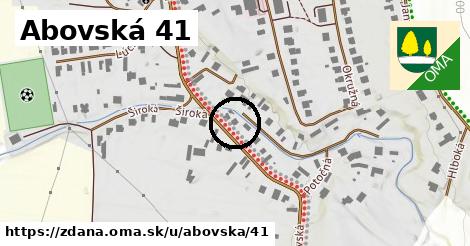 Abovská 41, Ždaňa