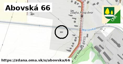 Abovská 66, Ždaňa