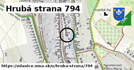 Hrubá strana 794, Ždánice