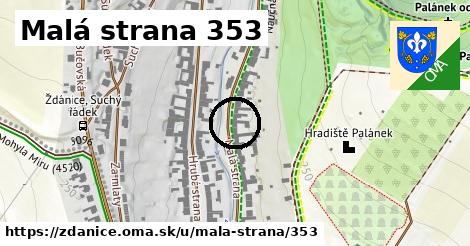 Malá strana 353, Ždánice