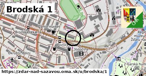 Brodská 1, Žďár nad Sázavou