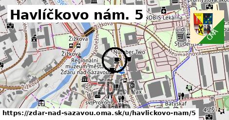 Havlíčkovo nám. 5, Žďár nad Sázavou