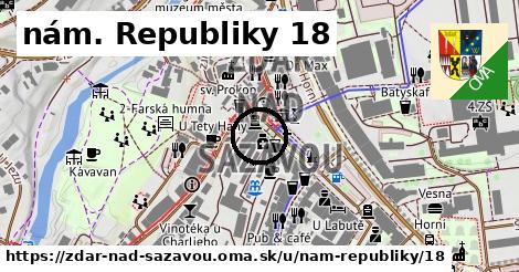 nám. Republiky 18, Žďár nad Sázavou