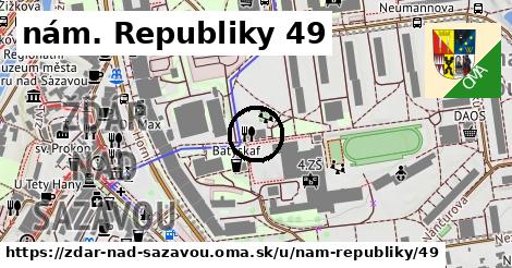 nám. Republiky 49, Žďár nad Sázavou