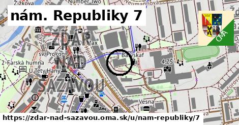 nám. Republiky 7, Žďár nad Sázavou