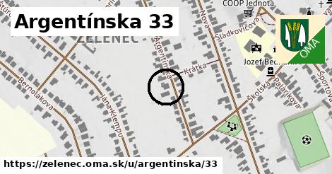 Argentínska 33, Zeleneč