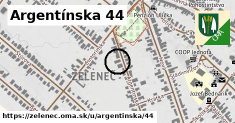 Argentínska 44, Zeleneč