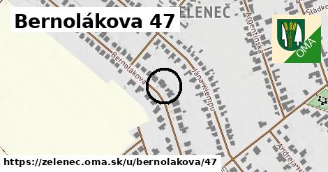 Bernolákova 47, Zeleneč