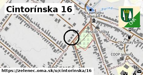 Cintorínska 16, Zeleneč