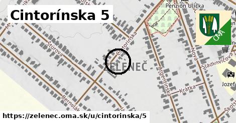 Cintorínska 5, Zeleneč