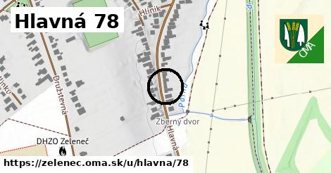 Hlavná 78, Zeleneč