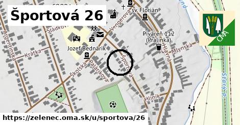 Športová 26, Zeleneč