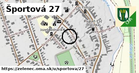 Športová 27, Zeleneč