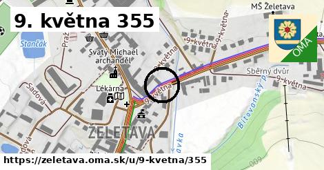 9. května 355, Želetava
