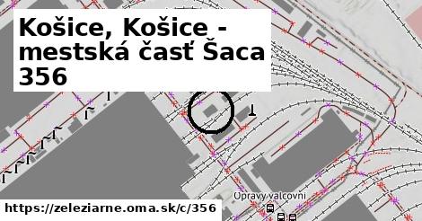 Košice, Košice - mestská časť Šaca <span class="supisne">356</span>