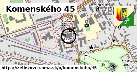 Komenského 45, Želiezovce