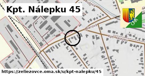 Kpt. Nálepku 45, Želiezovce