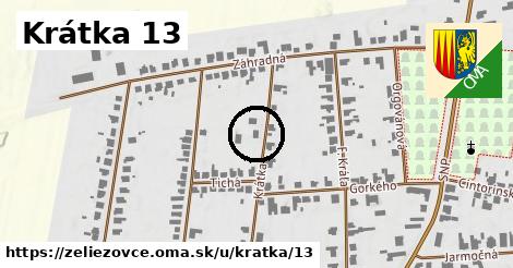 Krátka 13, Želiezovce