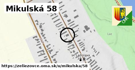 Mikulská 58, Želiezovce