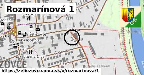 Rozmarínová 1, Želiezovce