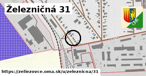 Železničná 31, Želiezovce