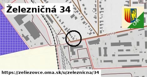 Železničná 34, Želiezovce