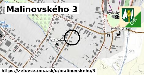 Malinovského 3, Želovce