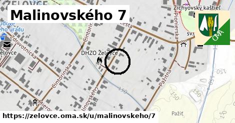 Malinovského 7, Želovce