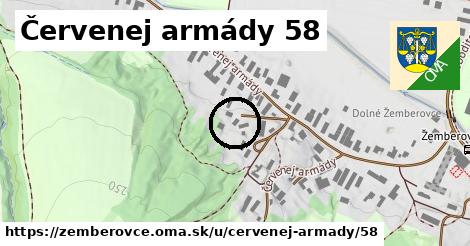 Červenej armády 58, Žemberovce