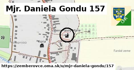 Mjr. Daniela Gondu 157, Žemberovce