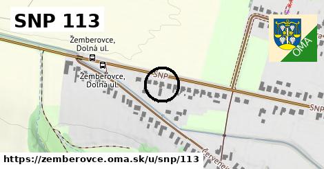 SNP 113, Žemberovce