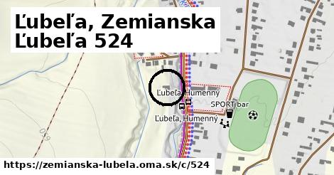 Ľubeľa, Zemianska Ľubeľa <span class="supisne">524</span>