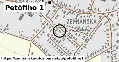 Petöfiho 1, Zemianska Olča