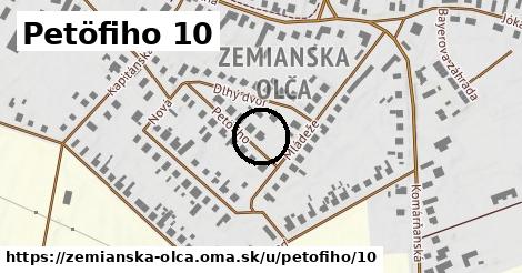 Petöfiho 10, Zemianska Olča