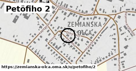 Petöfiho 2, Zemianska Olča